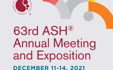 63rd ASH Annual Meeting and Expo December 11-14, 2021 Atlanta GA