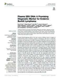 Snapshot of Plasma EBV DNA: A Promising Diagnostic Marker for Endemic Burkitt Lymphoma