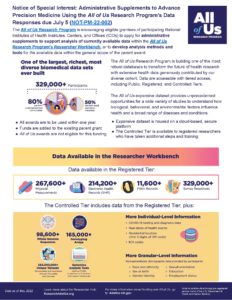 All of Us Notice of Special Interest Fact Sheet